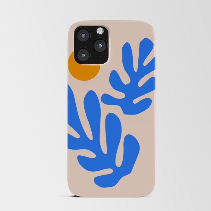 Henri Matisse - Leaves - Blue iPhone Card Case