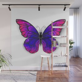 Tricolored Butterfly Wall Mural