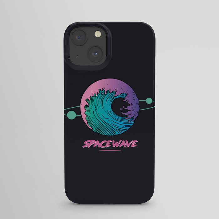 SpaceWave / Retro Wave - 80s Aesthetics iPhone Case