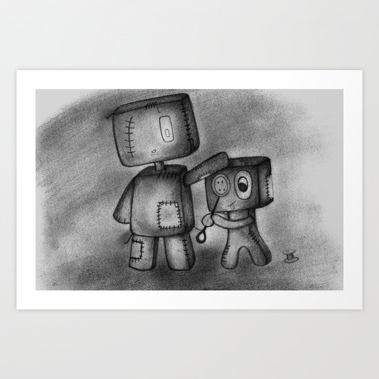 team work Art Print