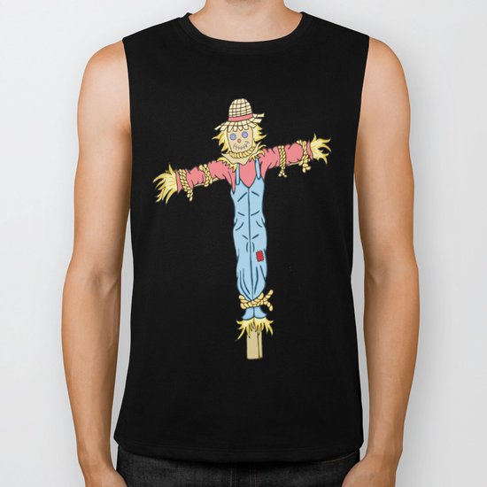 Happy Scarecrow Biker Tank