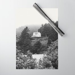 Foggy Day on the Oregon Coast Wrapping Paper