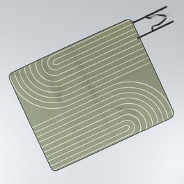 Minimal Line Curvature LXXXII Picnic Blanket