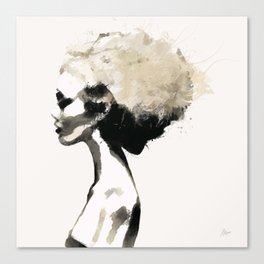 Serene - Digital fashion illustration / painting Canvas Print