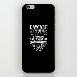 Daycare Provider Thank You Childcare Babysitter iPhone Skin