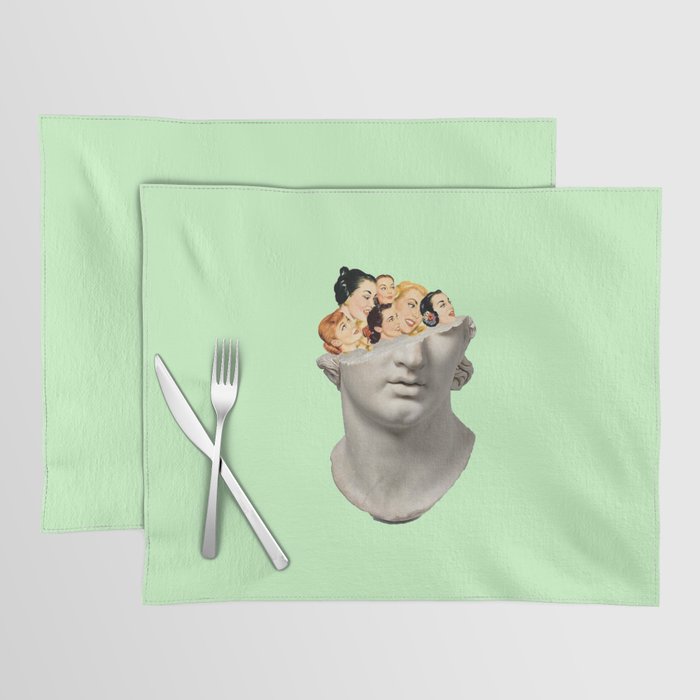 what's on my mind green Placemat