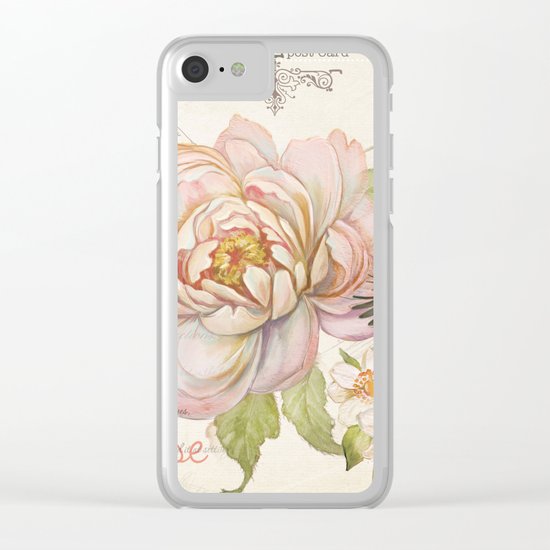 Macro flower #9 Clear iPhone Case