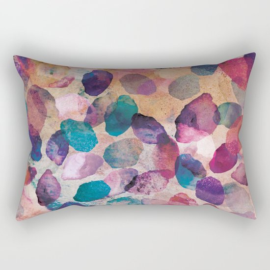 Dazed Crystals Rectangular Pillow