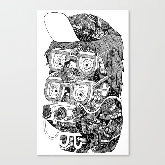 hipster Canvas Print