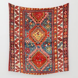 Kazak Southwest Caucasus Rug Print Wall Tapestry
