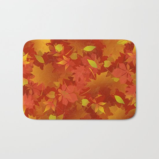 Autumn Leaves Carpet Bath Mat