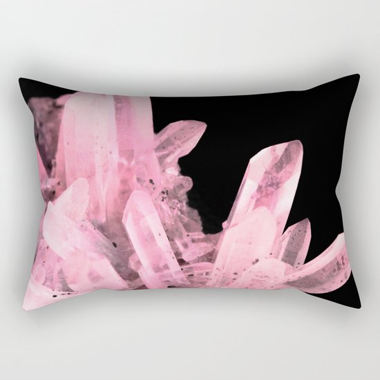 Pink Crystals Rectangular Pillow