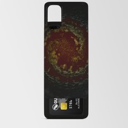 Dark rusty iron brown Android Card Case