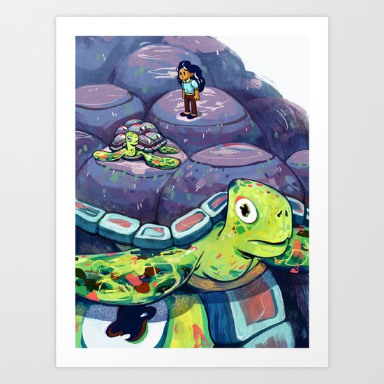 "Why You Didn’t See It Coming" by Jackie Ferrentino for Nautilus Art Print