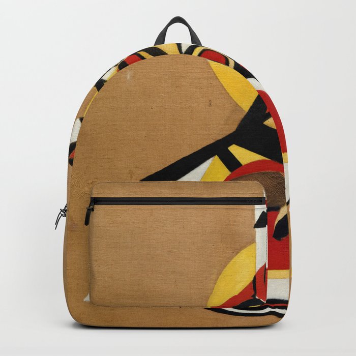 The Bicyclist by Laszlo Moholy-Nagy Backpack