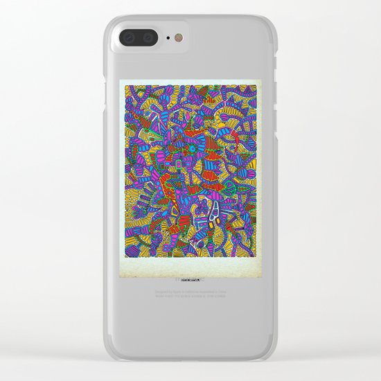 - summer mind - Clear iPhone Case