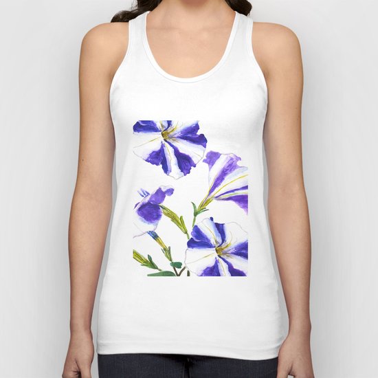 petunia Unisex Tank Top