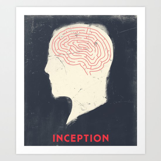 Inception - Movie Poster Art Print