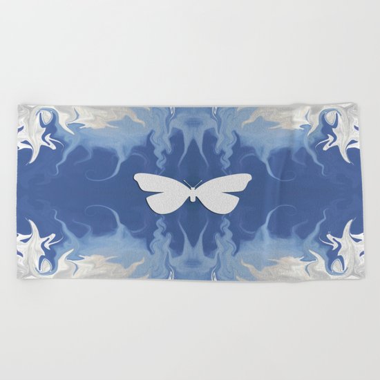 Floating through the Blue Haze... Beach Towel