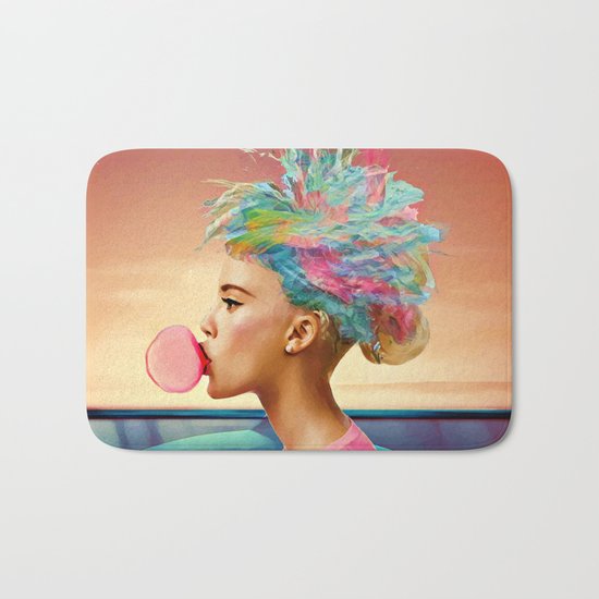 Shark and gum Bath Mat