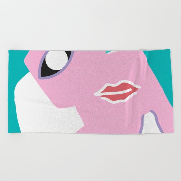 When I'm lost in thought 13 Beach Towel
