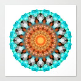 Colorful Bright Mandala Art - Tribal Wisdom Canvas Print