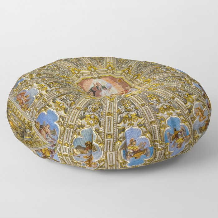 Basilica di Santa Maria Maggiore Ceiling Painting Mural Floor Pillow