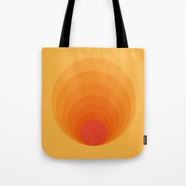 Sun Spiral | Bauhaus I Tote Bag | 90S, European, Yellow, Orange, Abstract, Bauhaus, Sunshine, Pattern, Matisse, Vintage 