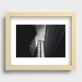 Vancouver City Recessed Framed Print