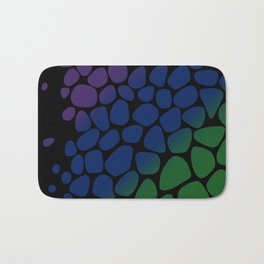 Organic 4 - Purple, Blue and Green Bath Mat