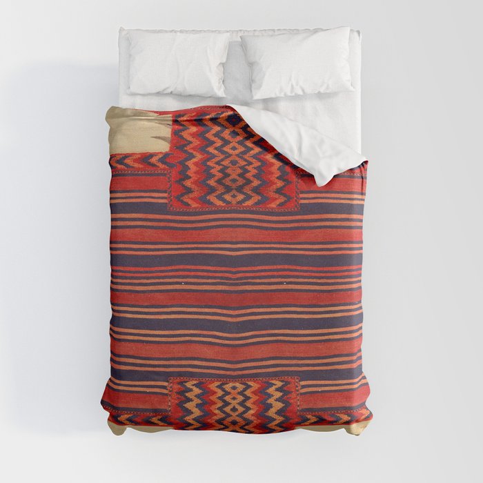 Traditional Heritage Moroccan Rug Design Duvet Cover