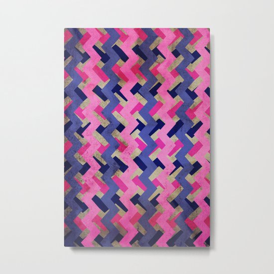 Electrified Metal Print