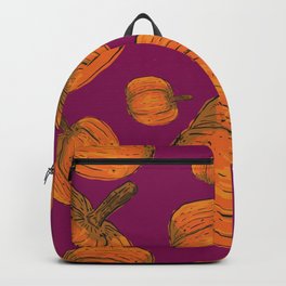 Halloween Pumpkin Background Seamless Pattern Backpack
