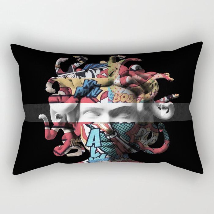 Medusa pop art Rectangular Pillow