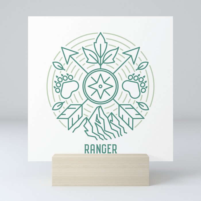 Ranger Emblem Mini Art Print