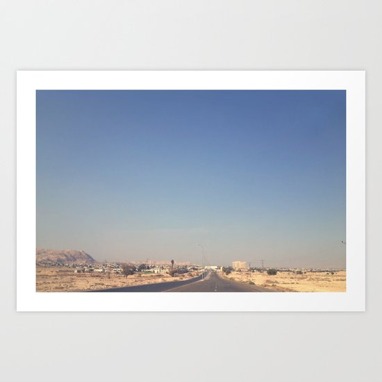The Way to Jericho Art Print