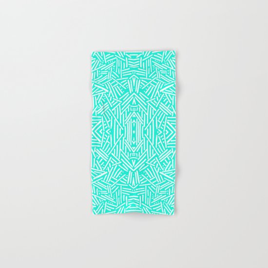 Radiate (Mint) Hand & Bath Towel