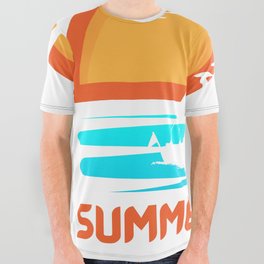 SUMMER SAILING All Over Graphic Tee