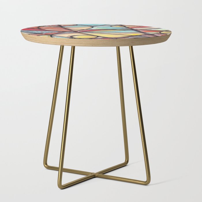 Stained glass Side Table
