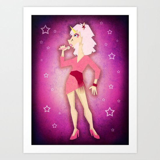 Jem Unicorn Art Print