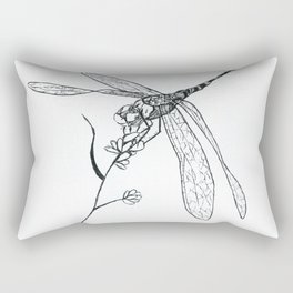 Dragonfly quick sketch Rectangular Pillow