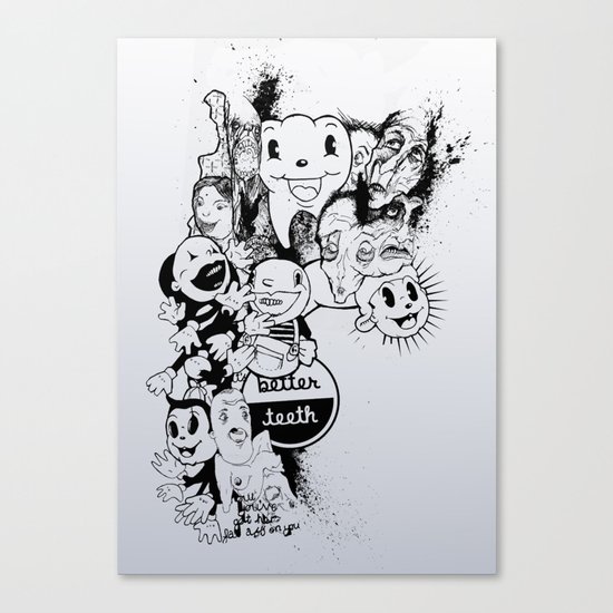 Better Teeth Canvas Print