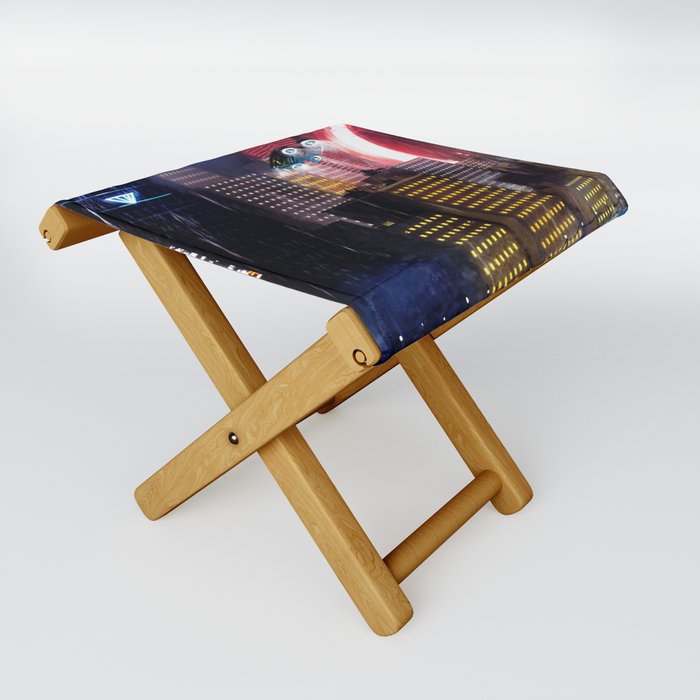 Cyber City Folding Stool