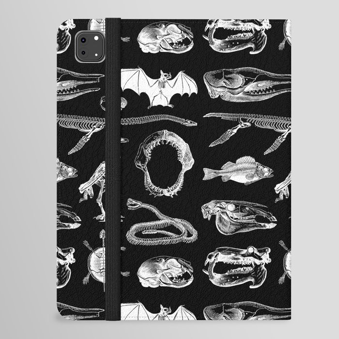 Animal Bones Black & White iPad Folio Case