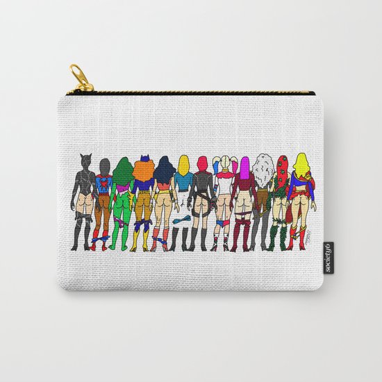 Superheroine Butts LV Carry-All Pouch