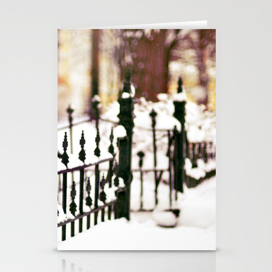 November Snow Stationery Cards