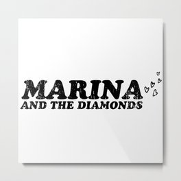 marina girl Metal Print | Egirl, Primadonna, Graphicdesign, Softgirl, Bubblegumbitch, Grunge, Marina, Reginaspector, Electraheart, Bands 