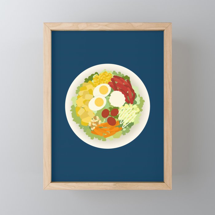Healthy salad 3 Framed Mini Art Print