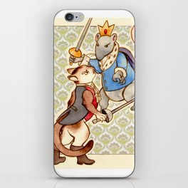 Puss in Boots vs The Rat King iPhone Skin