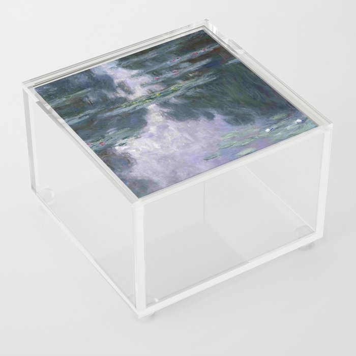 Monet, water lilies or nympheas 1 water lily Acrylic Box